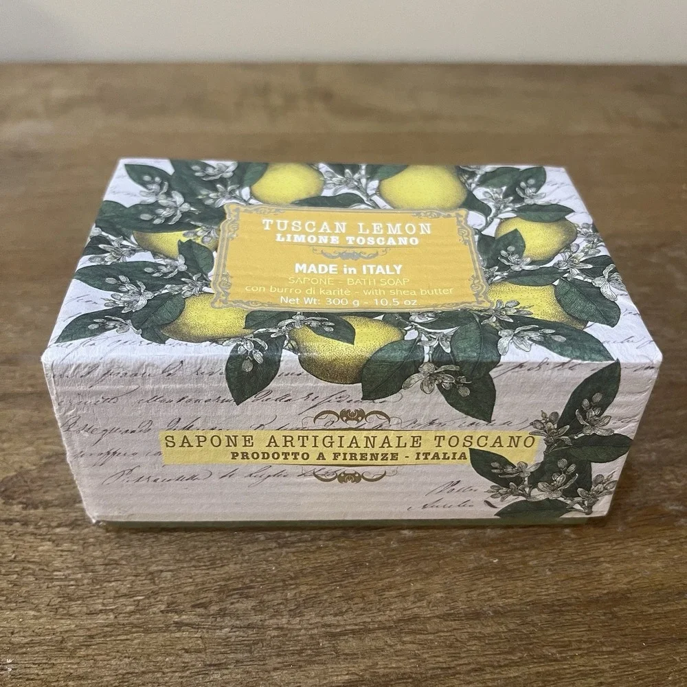 Lot‎ of 3 Bath Soaps Pears Transparent Karitzia Orange Hibiscus Tuscan Lemon